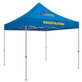 24 Hour Quick Ship Deluxe 10' Tent (Full-Color Thermal Imprint/2 Locations)